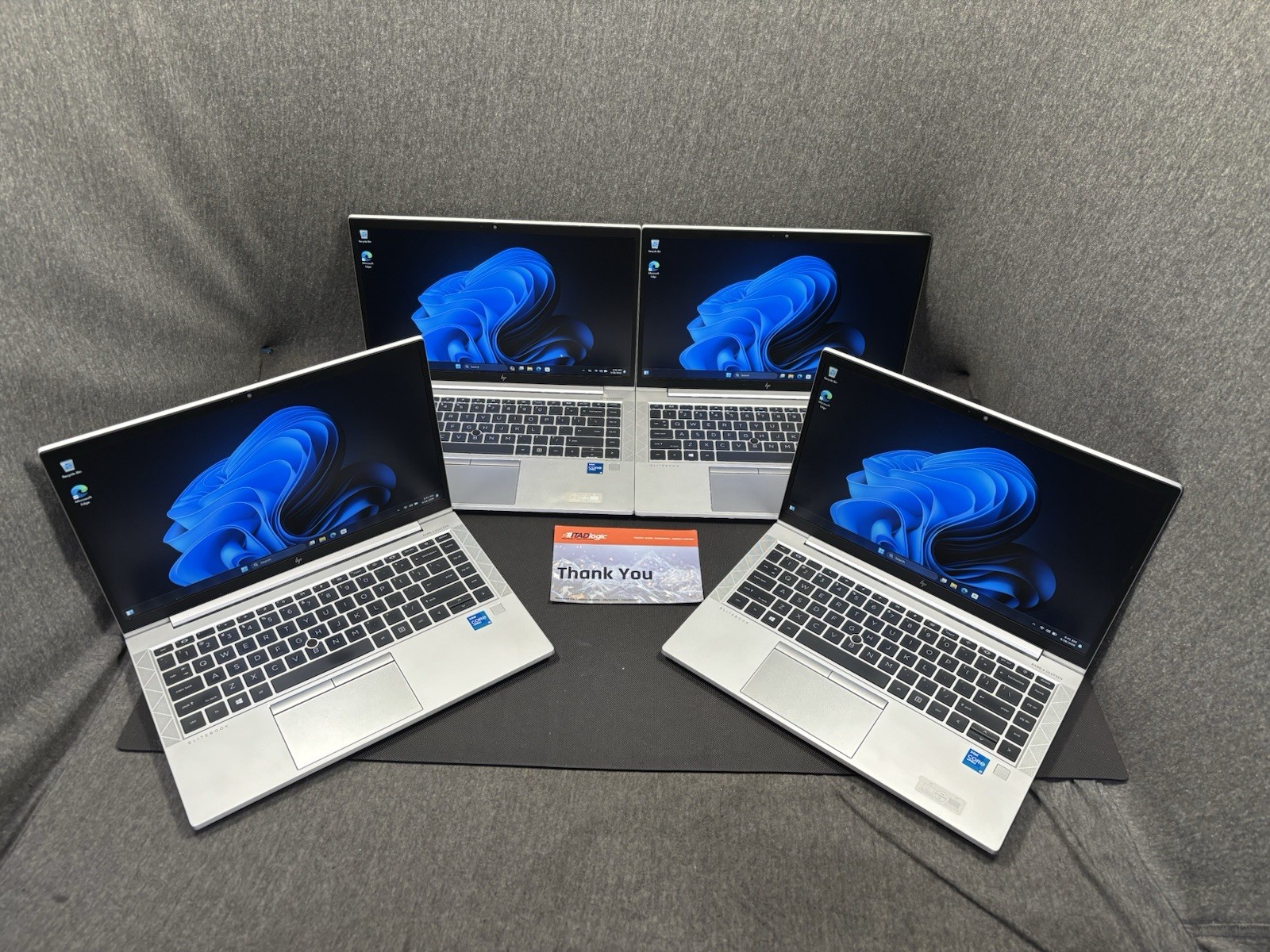 Lot of 4 HP EliteBook 840 G8 i5-1145G7 2.6GHz 16GB RAM 256GB NVMe W11P J12258