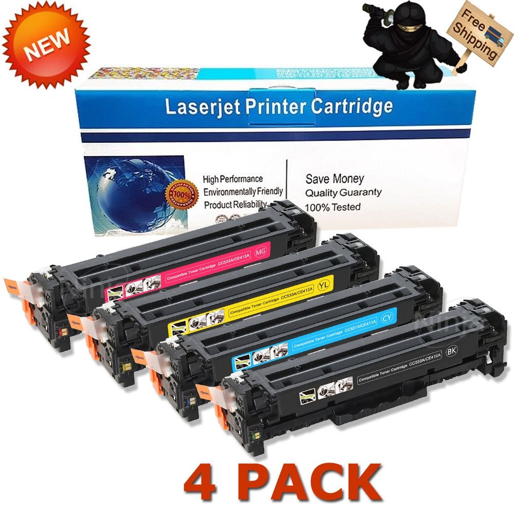 4PK CC530A Series Color Toner Set for HP CP2025X CM2320N