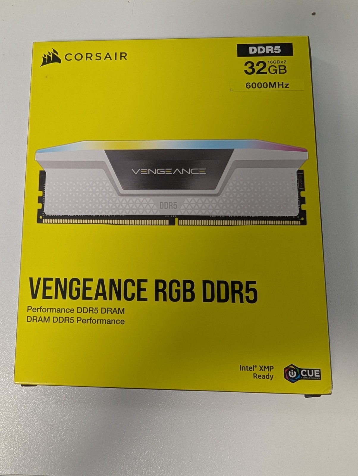 Corsair Vengeance RGB 32GB 2x16GB DDR5 6000 CL40 XMP Black