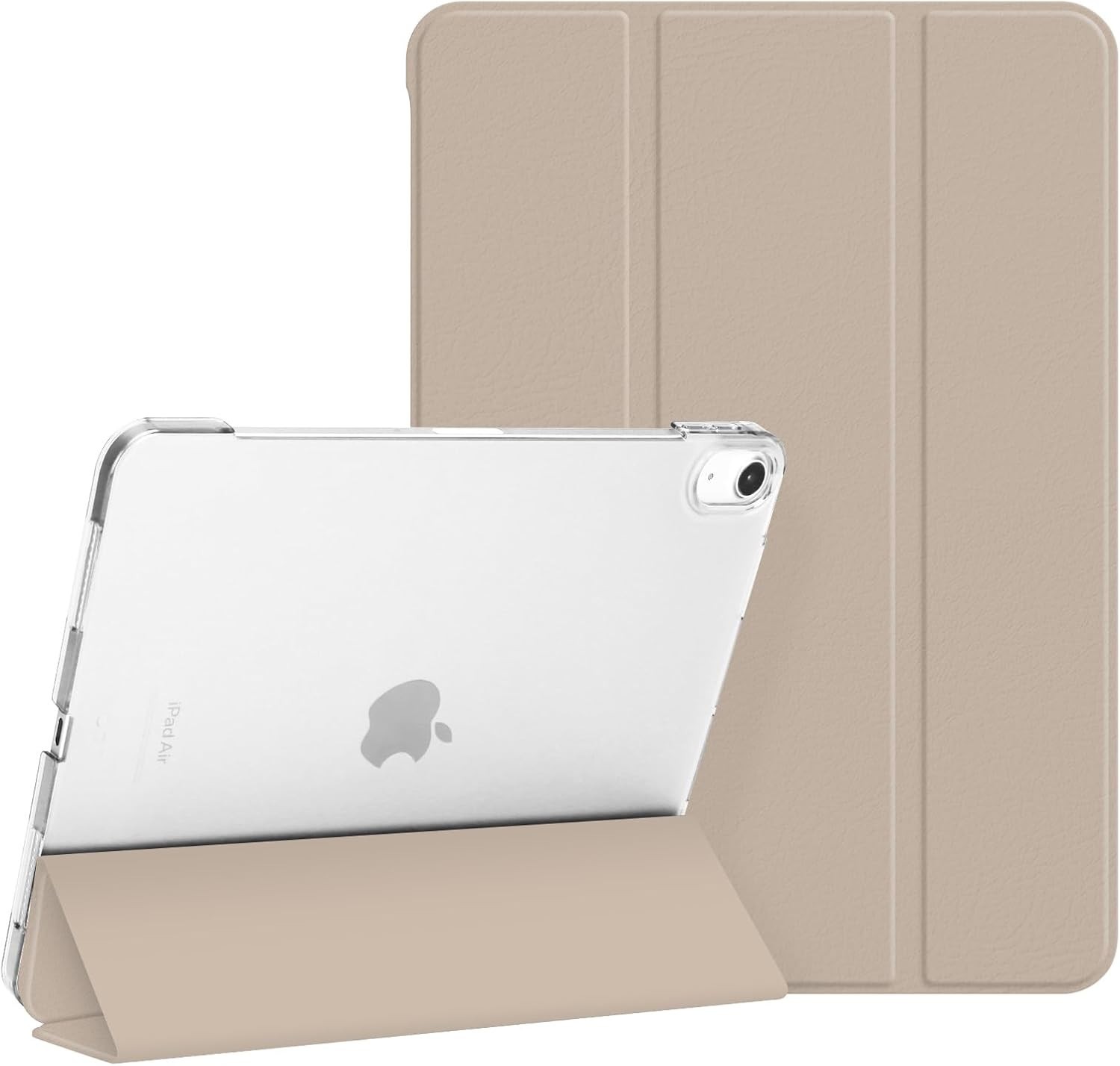 Case For iPad A16 11th/10th Generation Translucent Frosted Back Shell Cover.