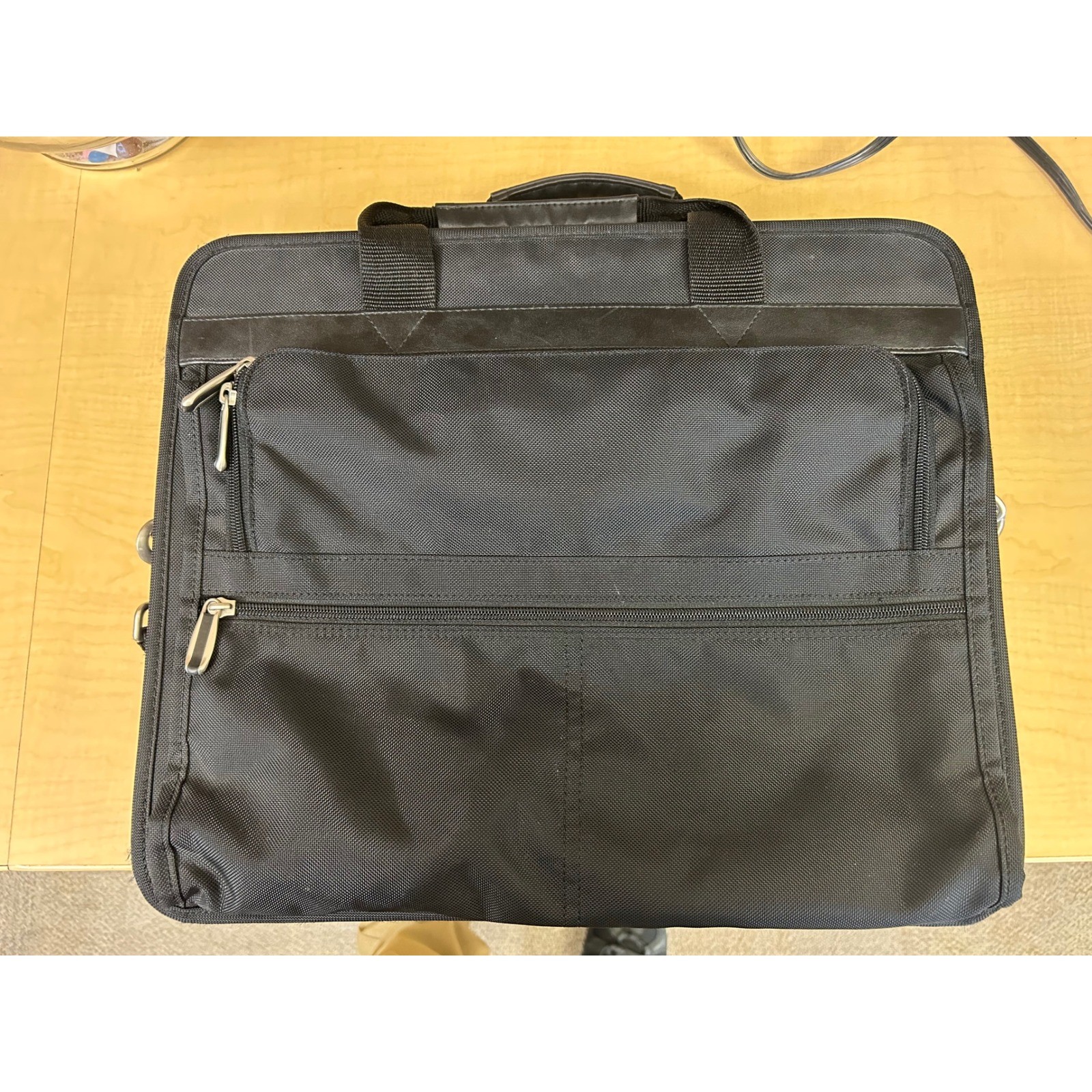 Vintage Gateway Laptop Bag Briefcase Messenger Shoulder Strap Black GTWNTLI-001