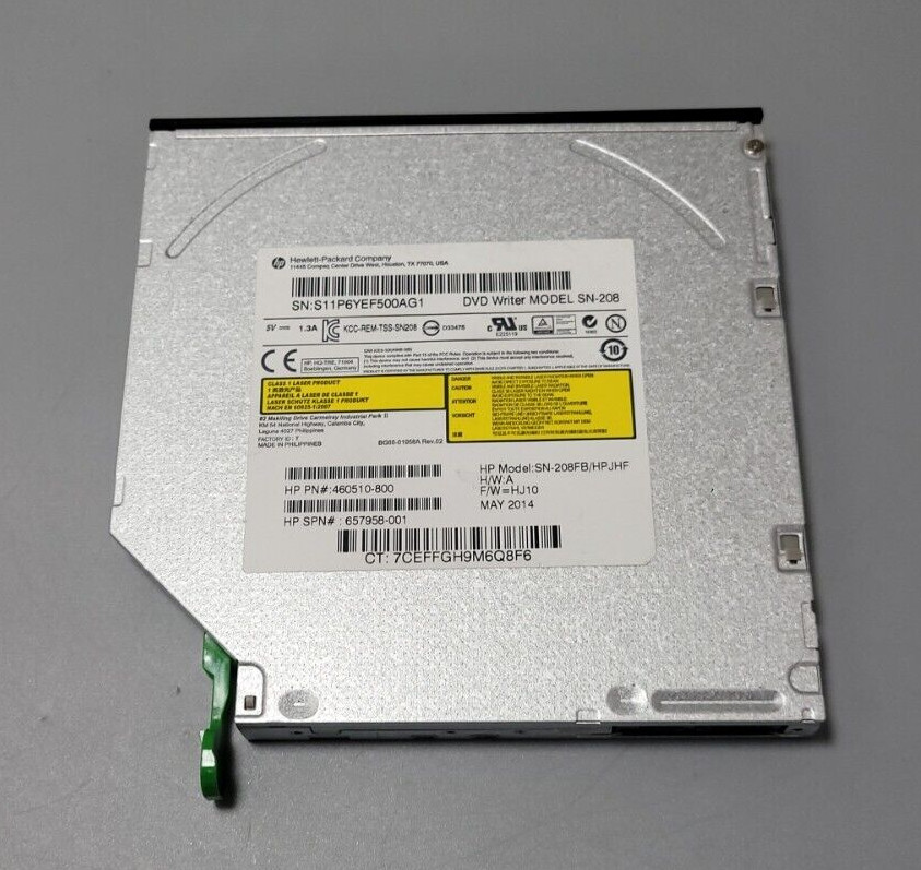 HP OEM Mini SATA DVD Writer Model SN-208 460510-800/657958-001