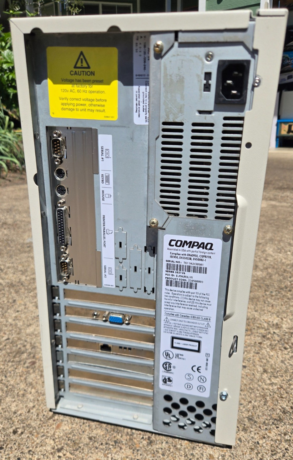 90s Beige Compaq PROLINEA 6150e Tower | Intel Pentium PRO - VINTAGE