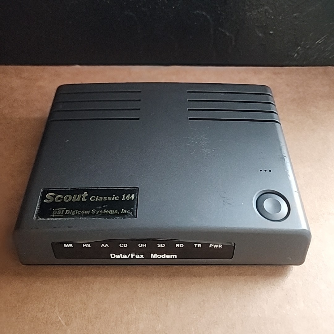 Digicom System Inc Scout Classic 144 Data Fax Modem Vintage Computer Accessories
