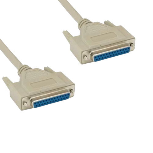 Lot of 10pcs 6ft DB25 Serial Printer Extension Cable 28 AWG Female F/F RS-232