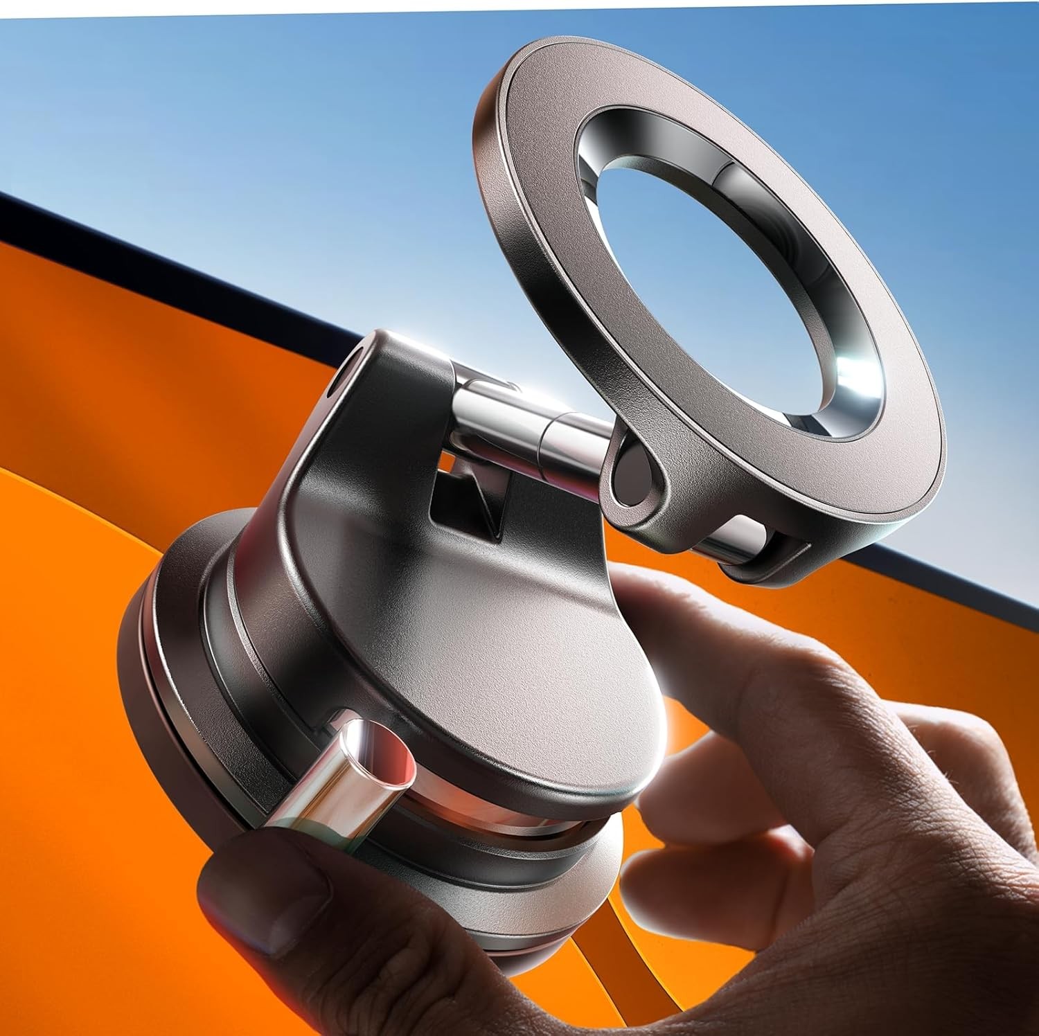 Magsafe Car Mount Magnetic Suction Phone Holder for iPhone 17 16 15 14 13 12