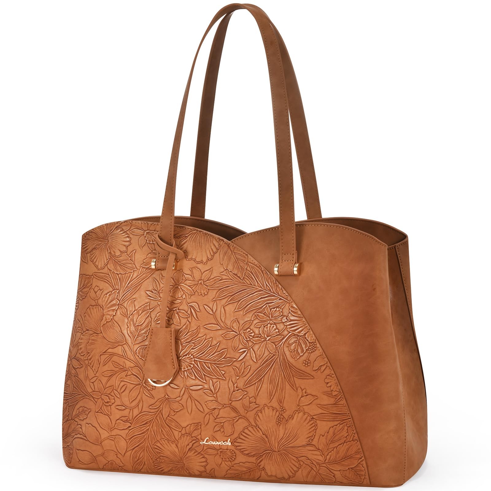 17 Inch Laptop Tote Bag for Women, Work Bags Laptop Bag Teacher Tote Bag, Lea...
