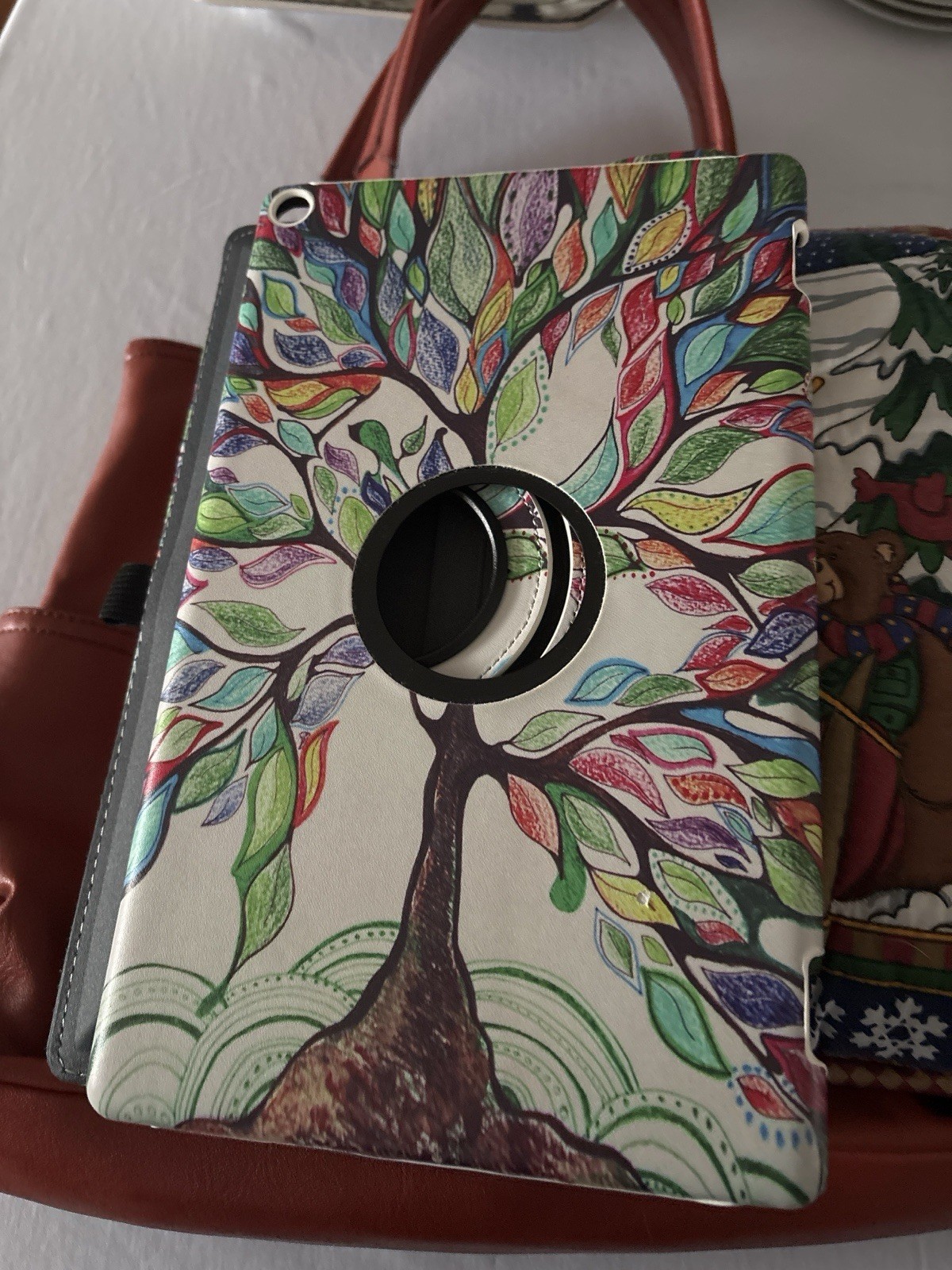 Finite Tree of Life iPad 9.7” Case Air 1 5th 6th Gen 360 Rotating Folio Cover