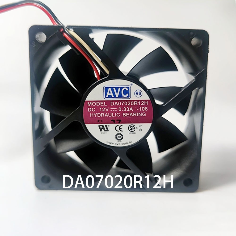 New sealed Case Cooling Fan DA07020R12H 12VDC 0.33A 70*70*20MM AVC radiator