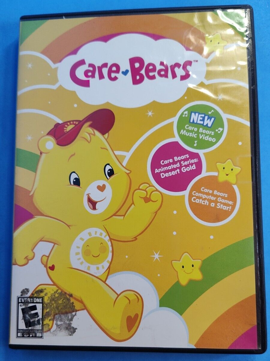 Care Bears PC DVD-ROM Episode Desert Gold + Game Catch a Star, Vintage Win 98/XP