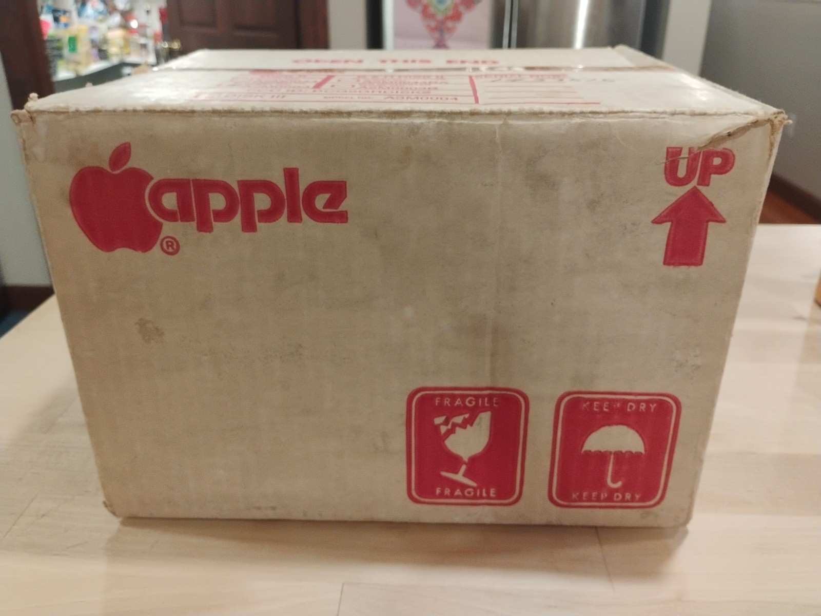 Original Apple SHIPPING BOX ONLY EMPTY Vintage Floppy Drive 1980s