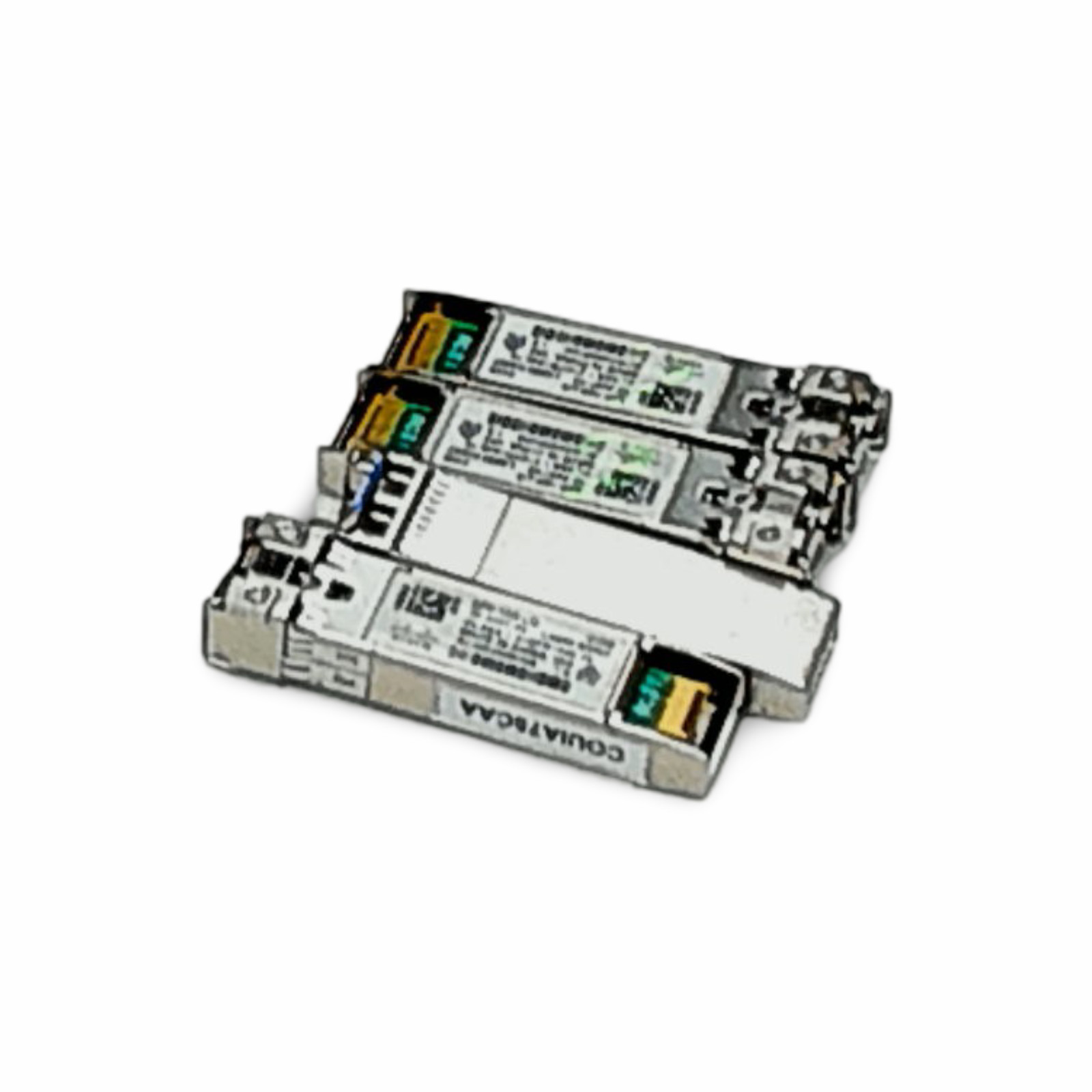 lot of 4 Cisco 10-2457-02 SFP-10G-LR 10GBase-LR SFP+ Transceiver
