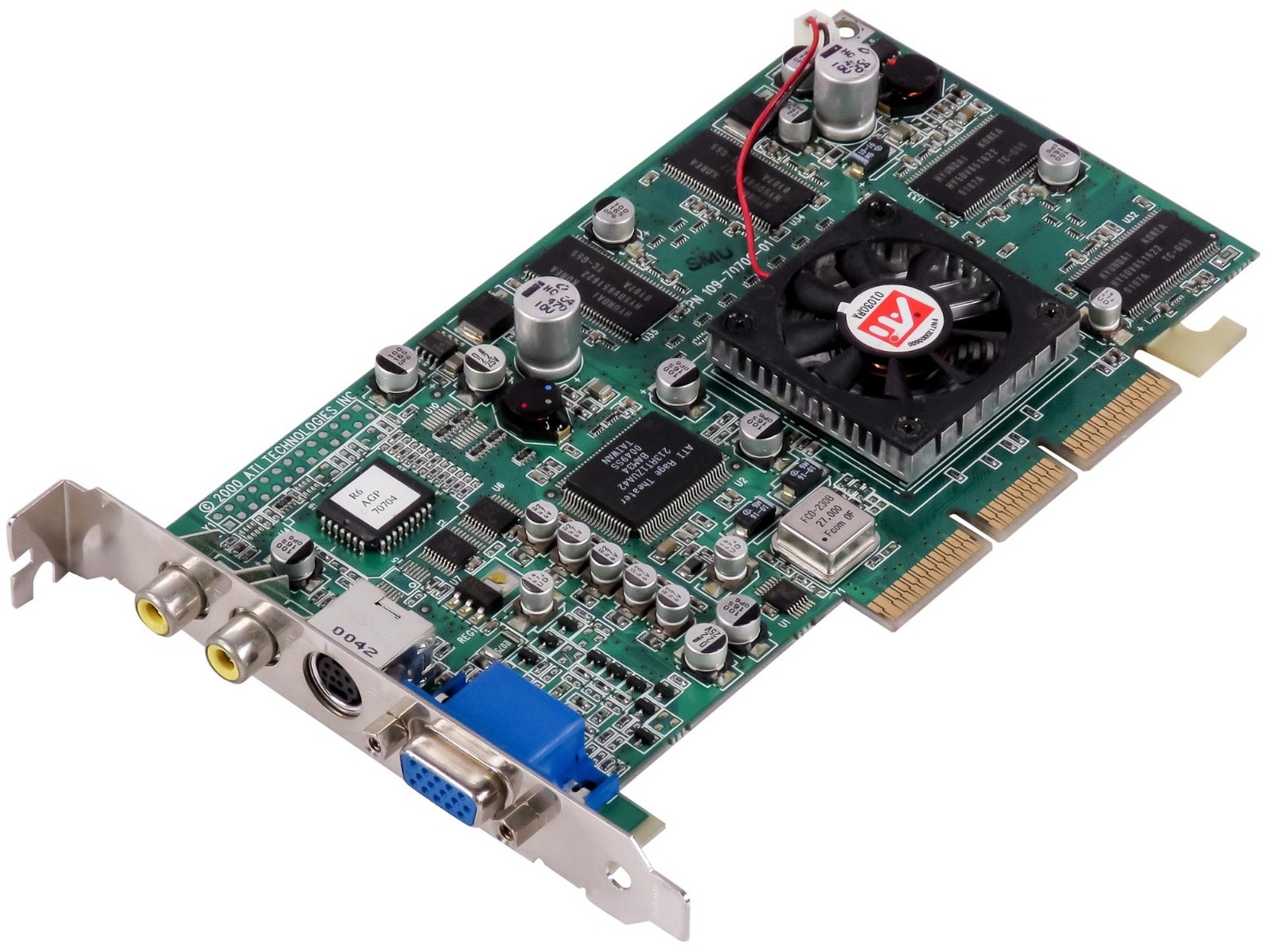 GRAPHICS CARD GENUINE ATI RADEON 7200 64MB 109-70700-01 R6 DDRF SD64MB