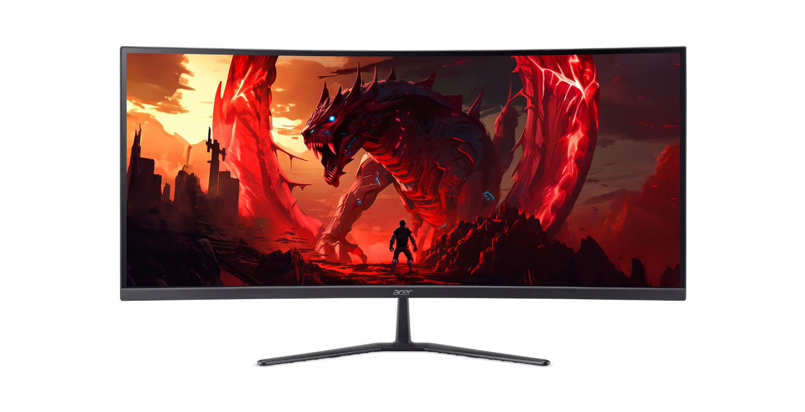 Acer Nitro ED340CUR X0bmiipx 34" Curved Gaming Monitor 200Hz 1ms