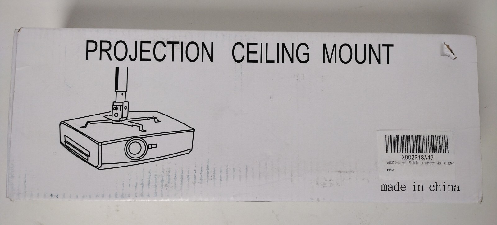 Adjustable Ceiling Projection Mount for Wall or Ceiling Home Theater Projector