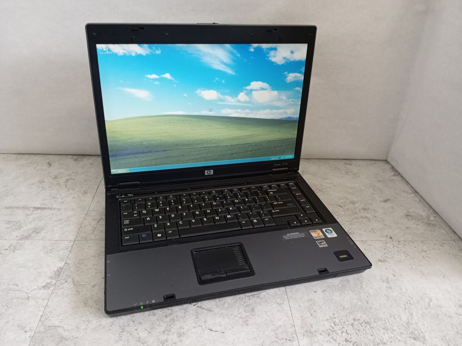 HP Compaq 6715b 15.4" Laptop AMD Turion X2 2GB RAM 60GB HDD Windows XP -RR