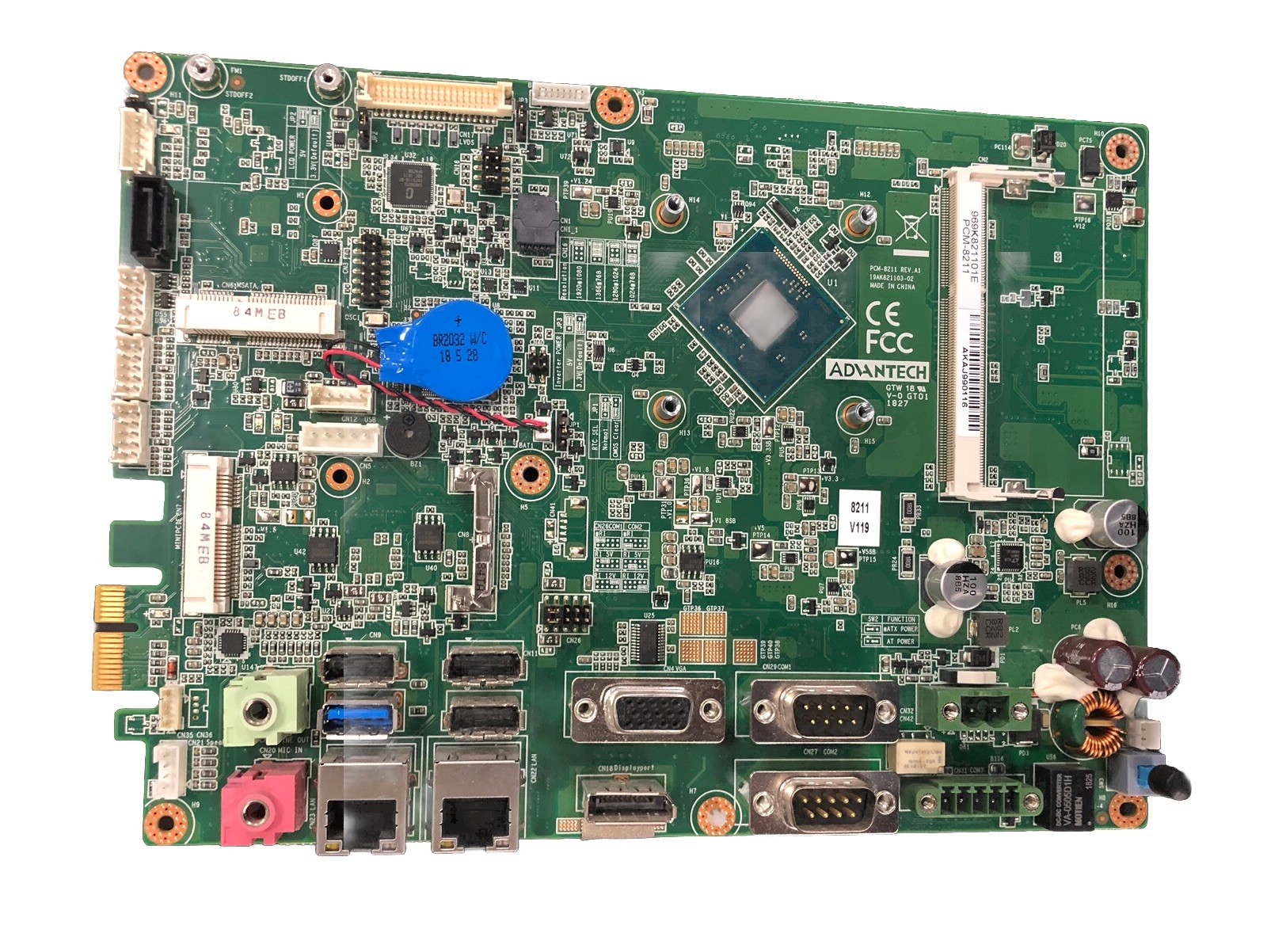 ADVANTECH PCM-8211 Rev. A1 Industrial Computer Touch Screen Motherboard