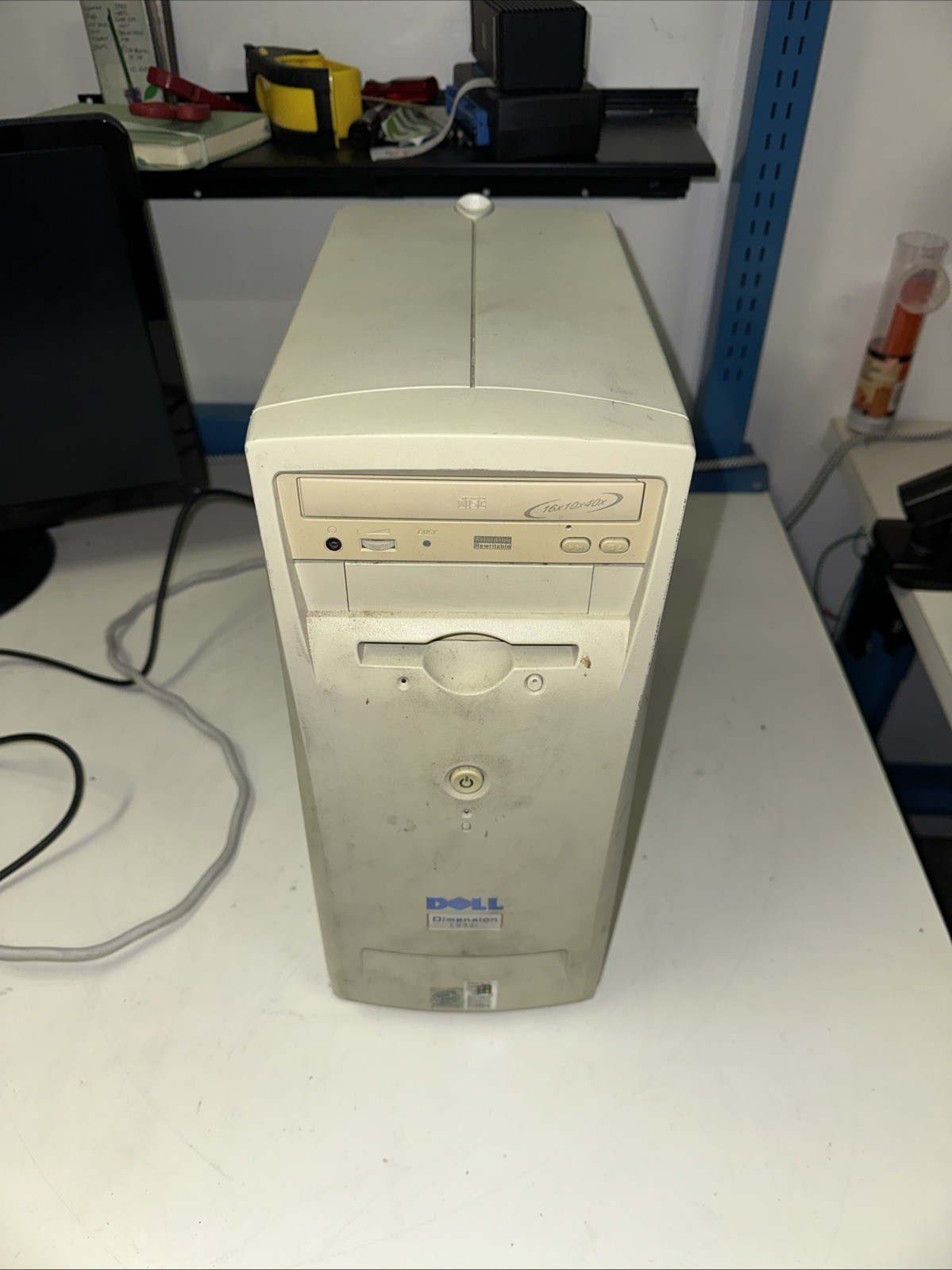 Vintage Dell Dimension L933R Desktop PC Pentium III 933MHz 192mb RAM BIOS BOOTS