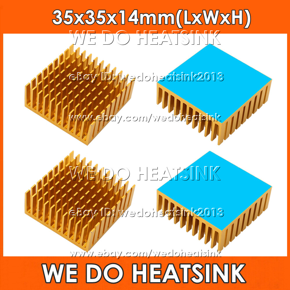 35x35x14mm Electronic Radiators Heatsink for Cooling Stepper Motor 3D Printers