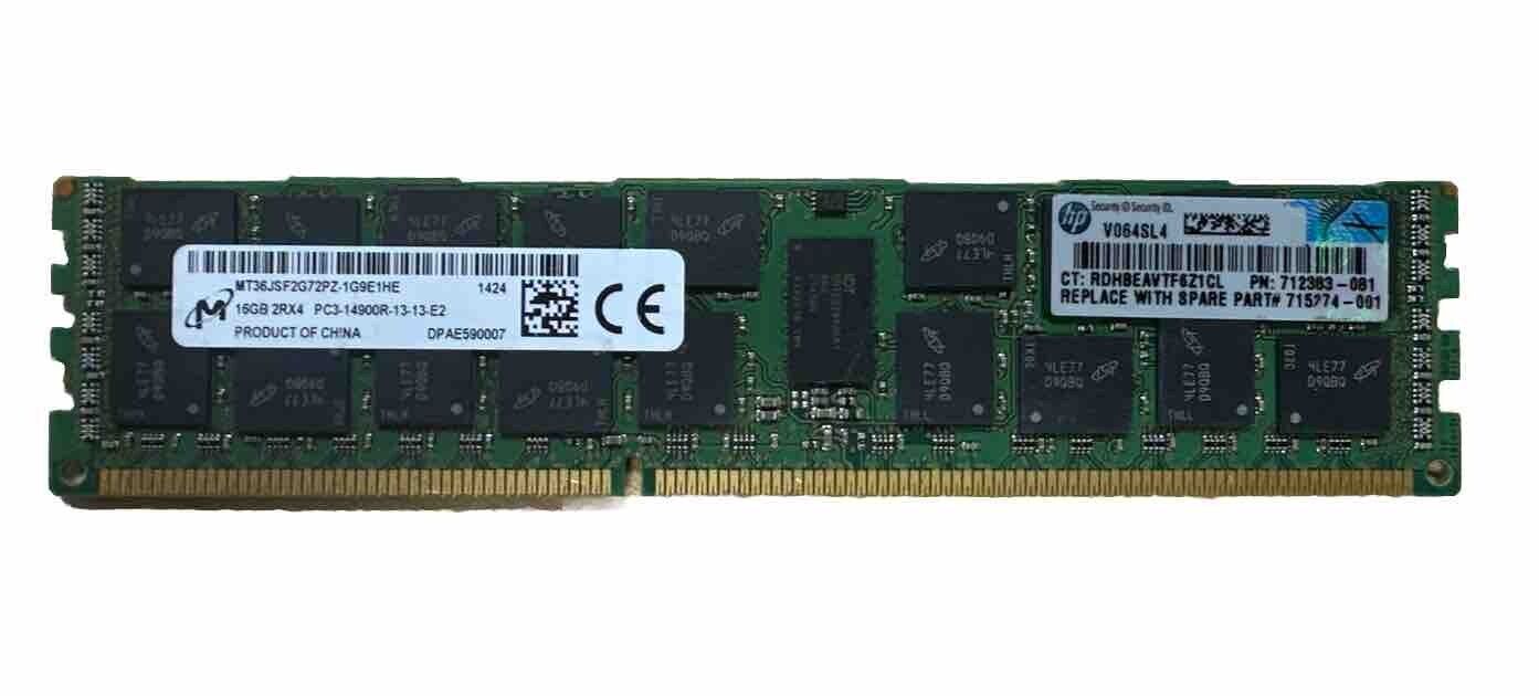 Micron MT36JSF2G72PZ-1G9E1HE 16GB PC3-14900 DDR3-1866MHz Full tray of 50