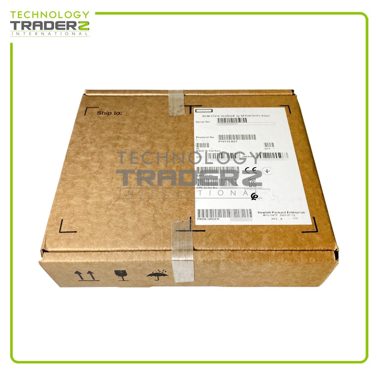 P10115-B21 HPE Broadcom BCM57414 2-Port 10/25GB SFP28 OCP3 Adapter *New Sealed*