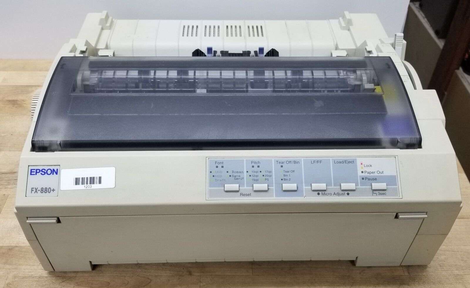 Epson FX-880+ Dot Matrix Printer (PARTS ONLY)