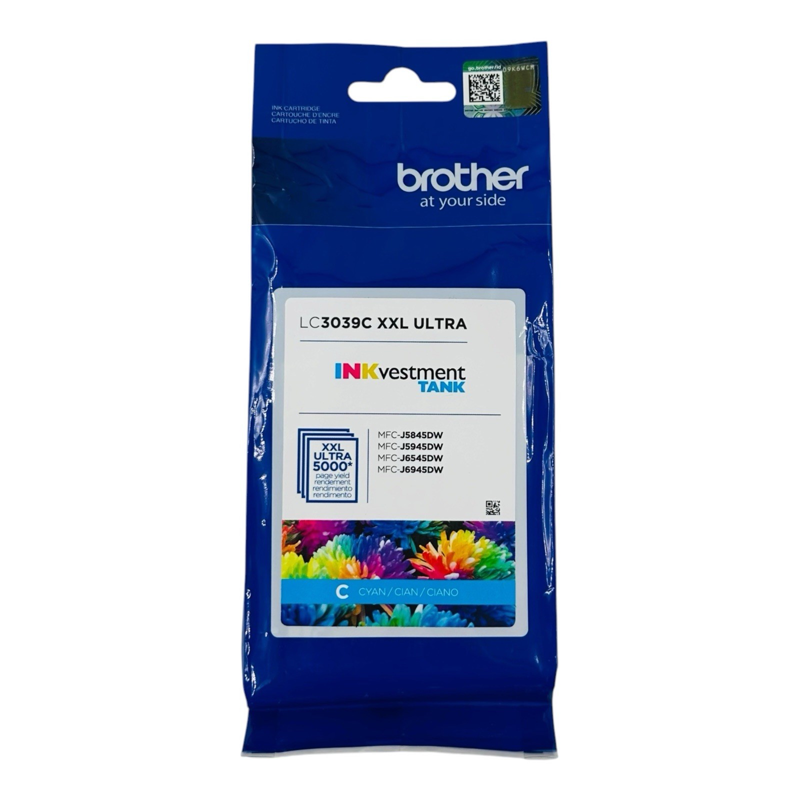 Genuine Brother LC3039C XXL Ultra Cyan Ink Cartridge Exp. 2028
