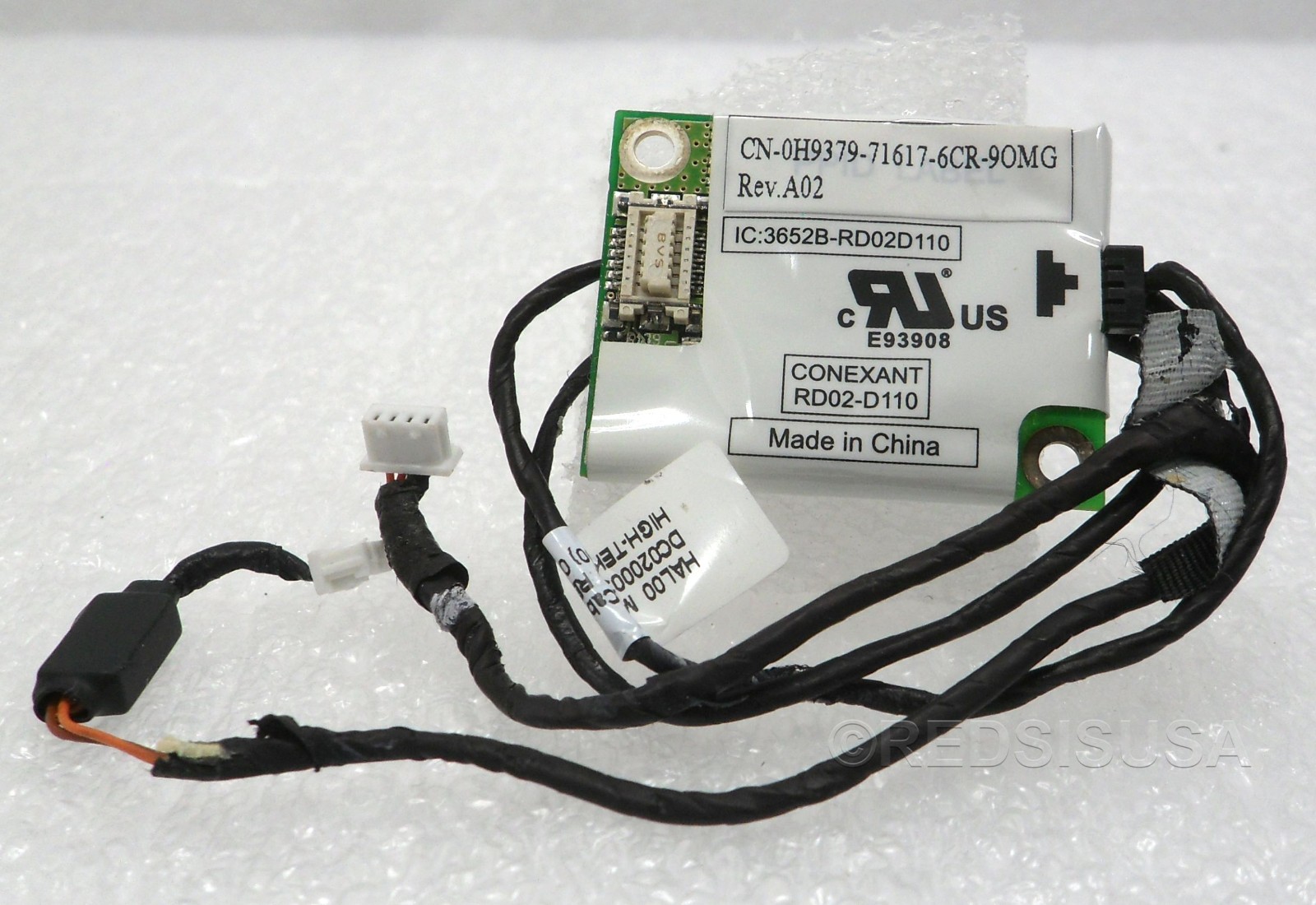 DELL Latitude D620/630 Modem Conexant E93908 CN-0H9379-71617 W/Cable H9379