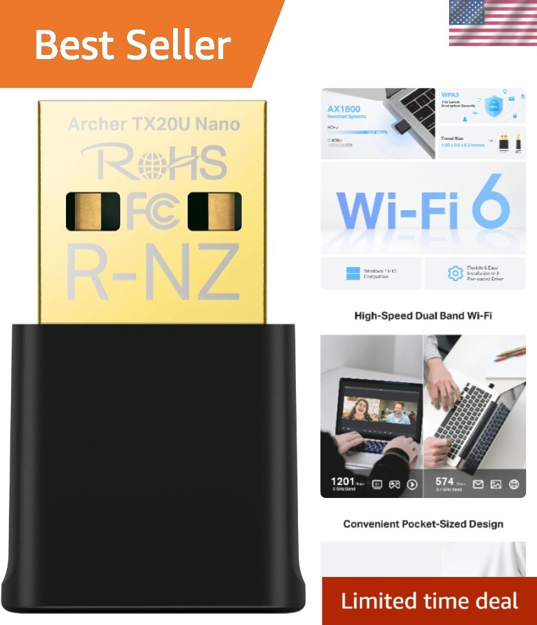 Upgrade Your PC with Archer T3U Nano USB WiFi Adapter - Fast & Secure Connection