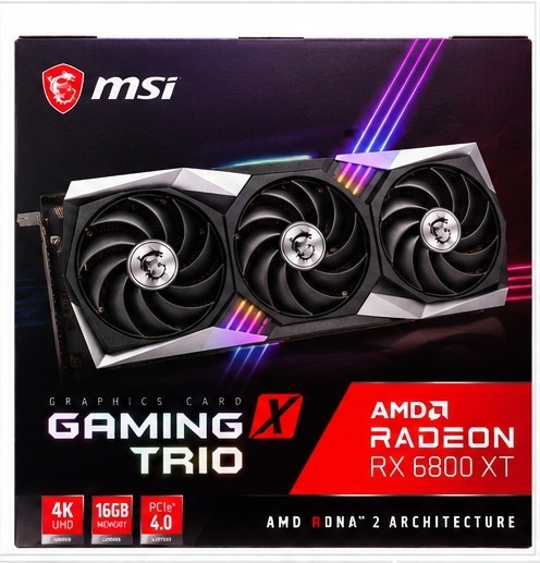 MSI AMD Radeon RX 6800 XT GAMING X TRIO 16GB GDDR6 Graphics Card – Fully Tested