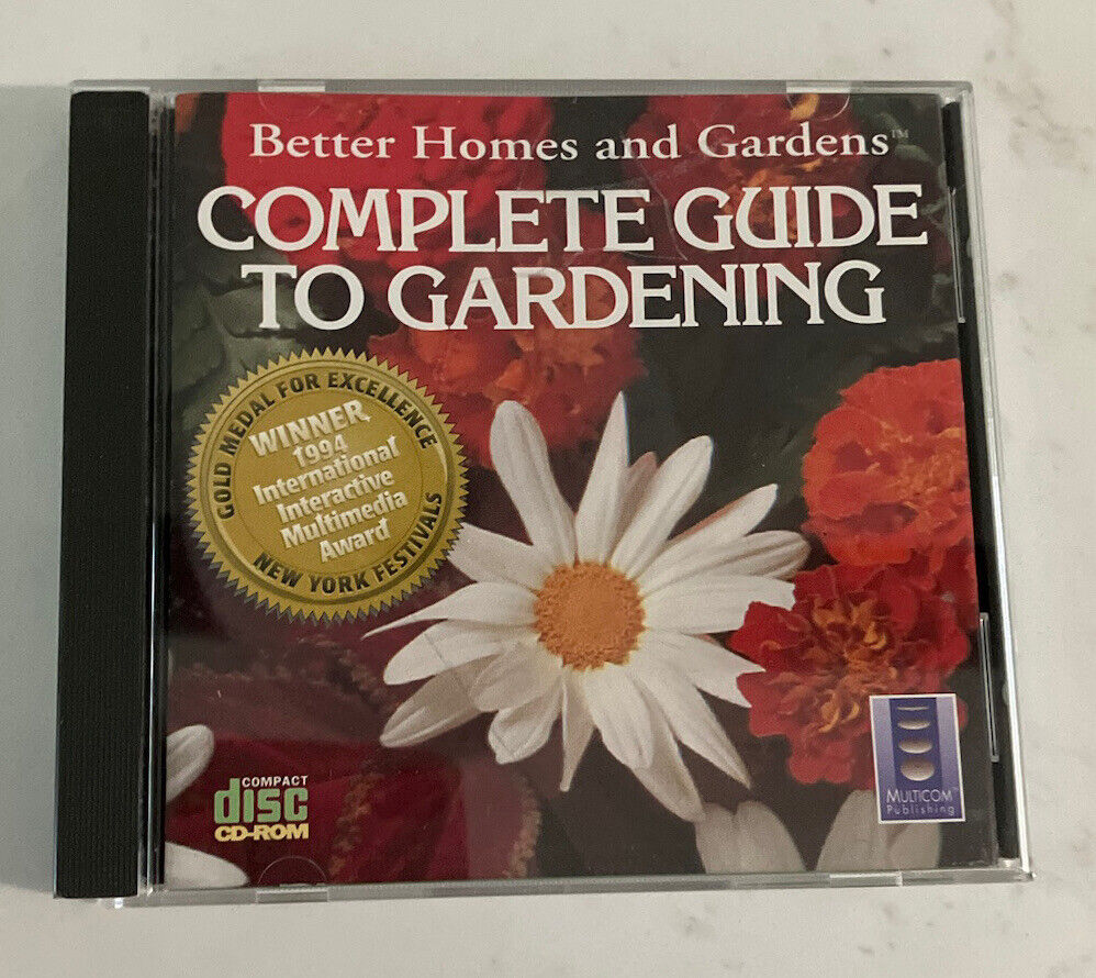 Better Homes and Gardens COMPLETE GUIDE TO GARDENING - CD ROM