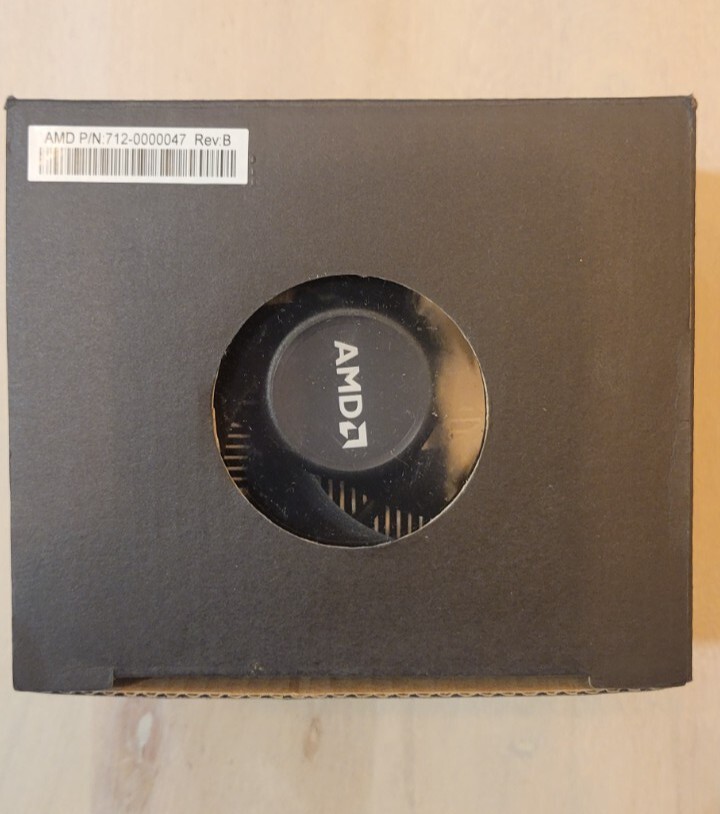 AMD Wraith Ryzen CPU Heatsink and Fan Cooler P/N 712-0000047 REV B