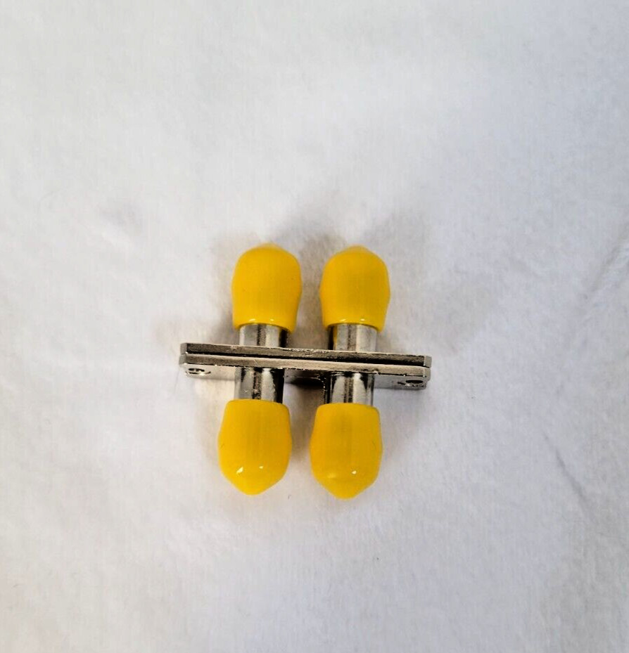 10 pcs. ST to ST Fiber Optic Coupler Single Mode - Metal with ZIrconia Sleeve