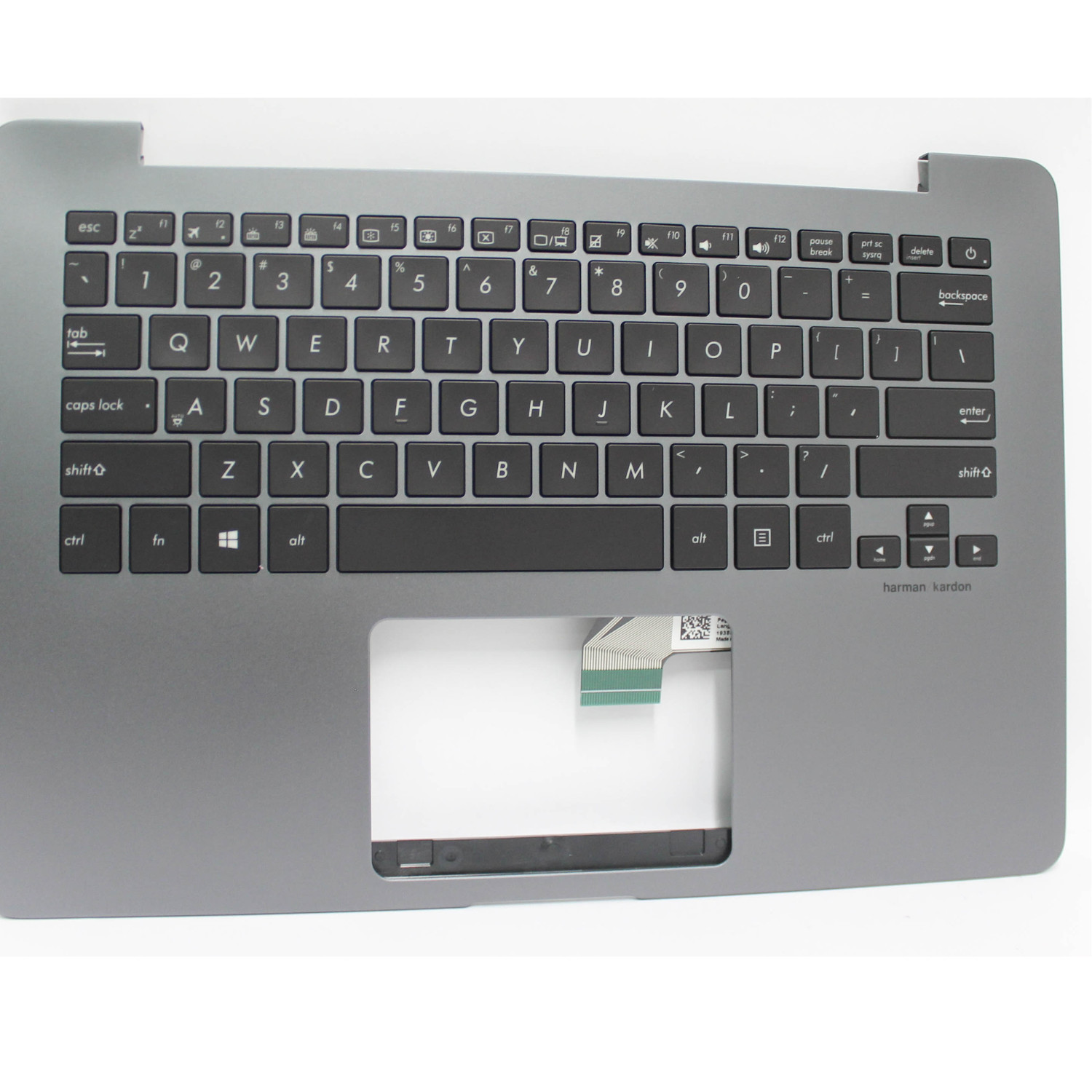 90NB0EC1-R31US0 Asus Palmrest Top Cover Keyboard Us Module/As Grey "GRADE A"