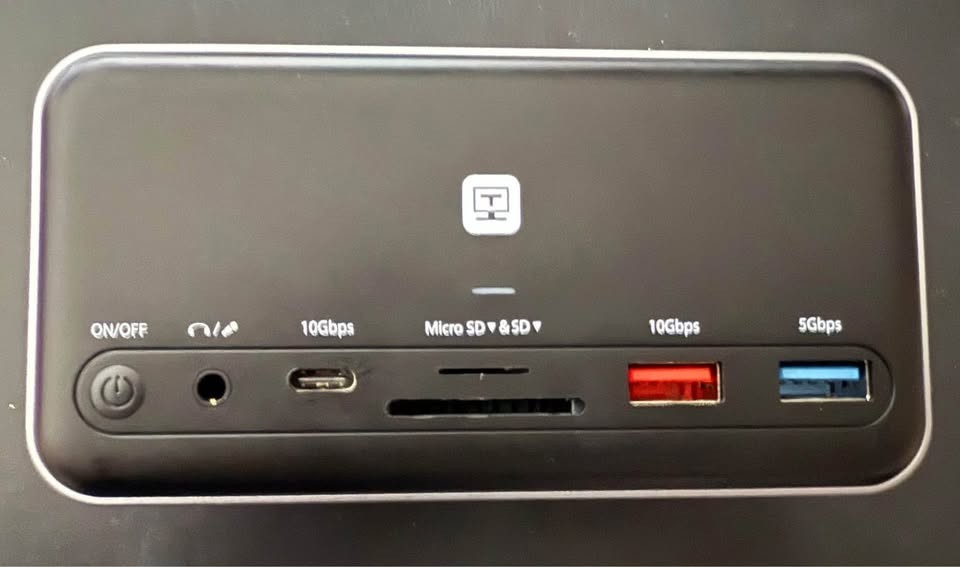 TobenONE 14-in-1 MacBook Pro/Air Docking Station Dual 4K Monitors