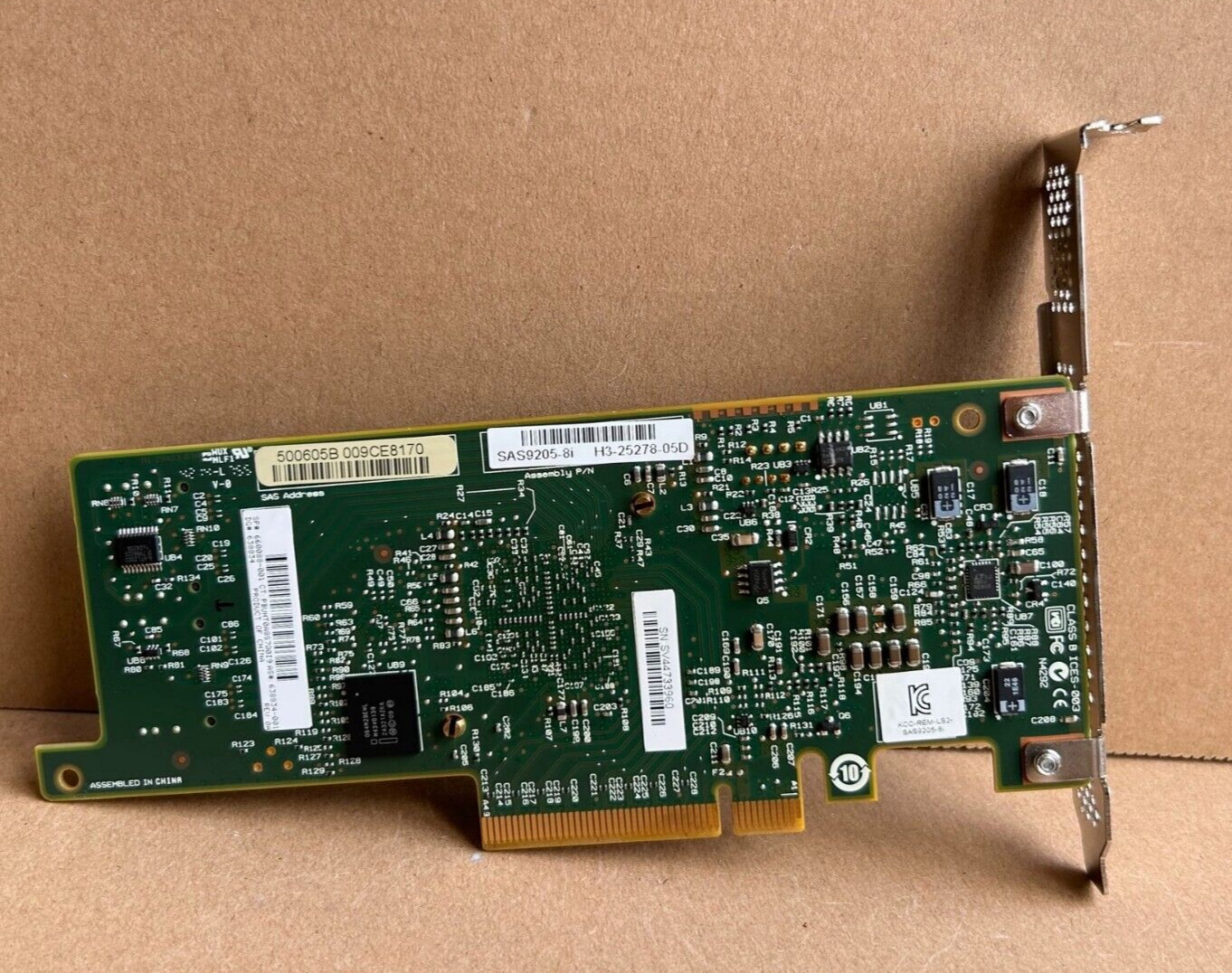 HP SAS9205-8I 9205-8I 8-Ports 6Gbs  PCI Express x8 Host Bus Adapter 660088-001