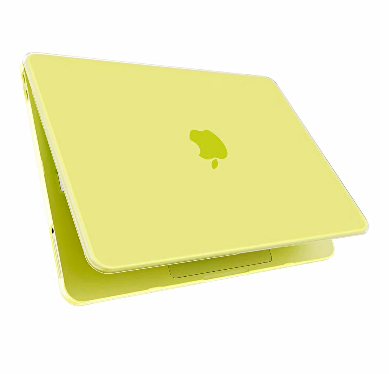Soonjet MacBook Neo 13 Case A3404 2026 Hard Shell Cover Citrus Clear