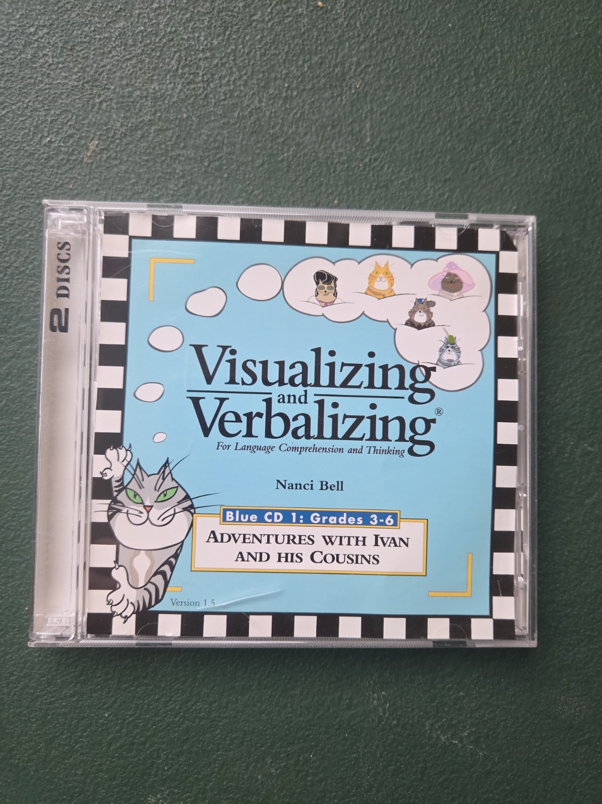 Visualizing And Verbalizing Blue CD-ROM Grades 3-6 Windows Mac 2-Disc Nanci Bell