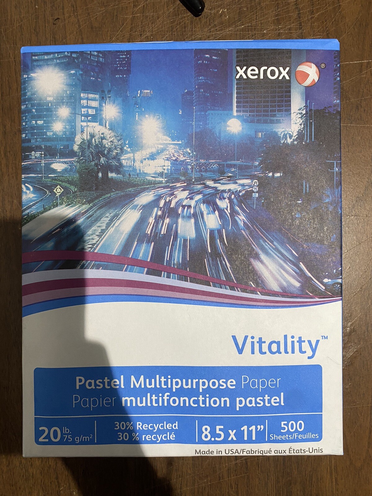 Xerox Vitality 3R11050 Blue/Bleu Colored Paper 8.5 x  11 500 sheets
