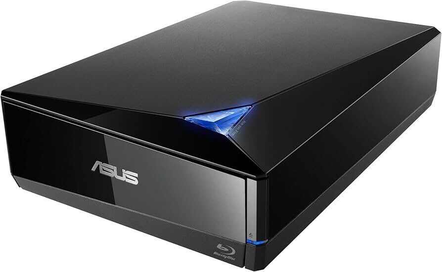 ASUS BW-16D1X-U External Blu-Ray Burner Drive for PC - Black