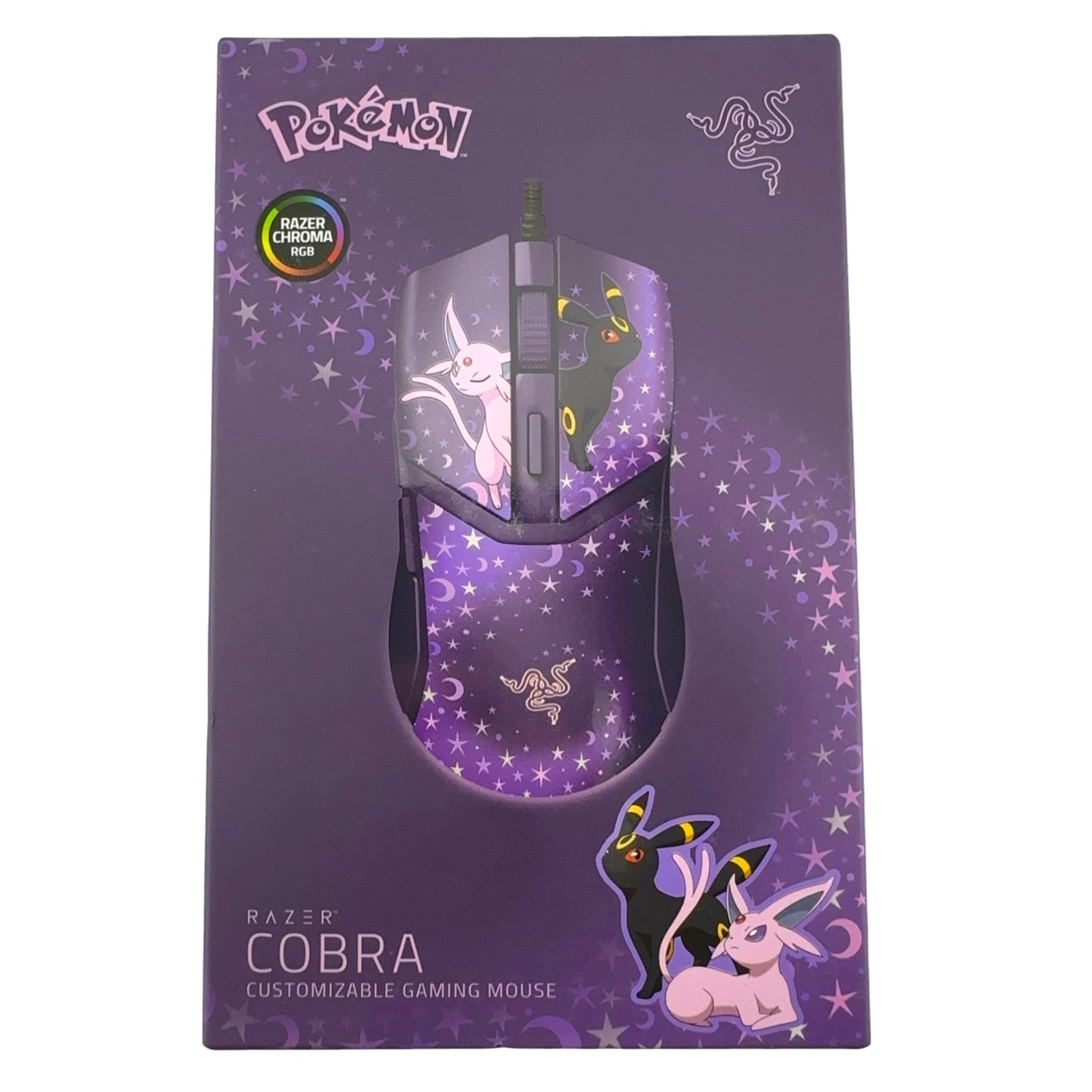 New Razer Cobra Pokemon x Espeon & Umbreon Edition Wired Gaming Mouse
