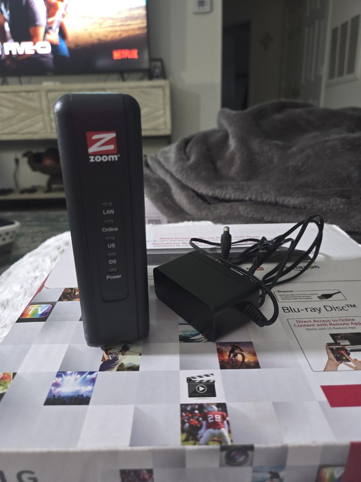 Zoom 5345 DOCSIS 3.0 343Mbps 8x4 Docsis 3.0 Cable Modem