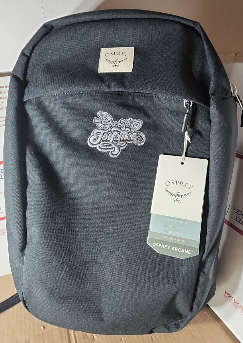 Osprey Arcane Large Day  20 L  Backpack Stonewash Black (GROOTH TOGETHER Logo)