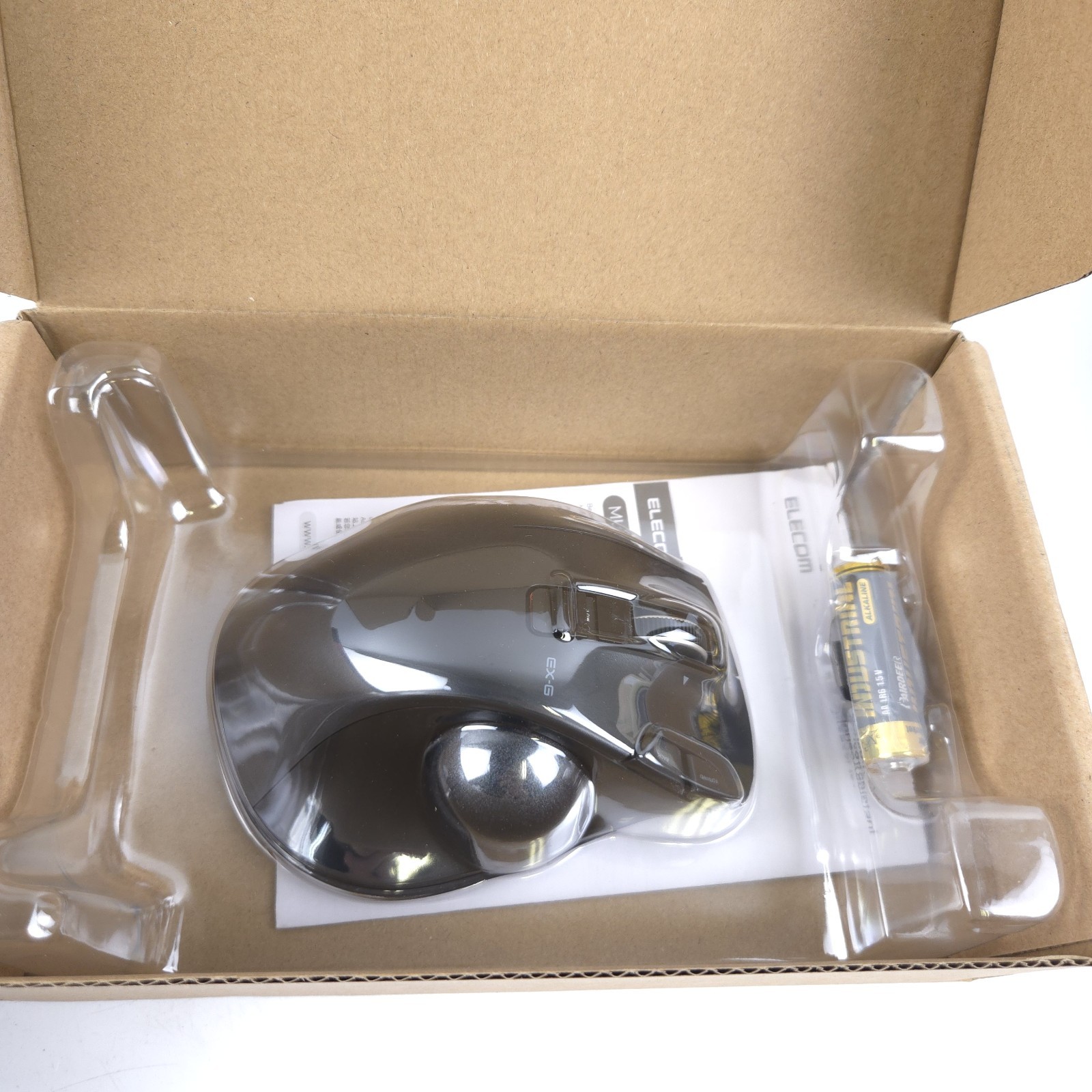ELECOM M-XT4DRBK 6 Button Trackball Wireless Mouse for Left Hand Black from JPN