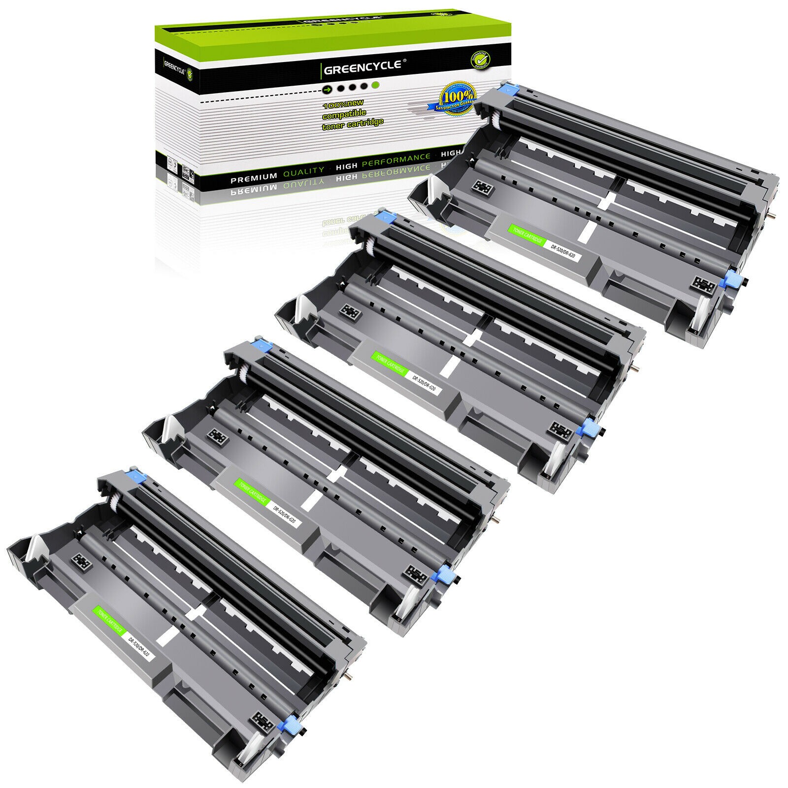 4 Pack DR620 Drum Unit Compatible with Brother MFC-8480DN MFC-8680DN MFC-8690DW