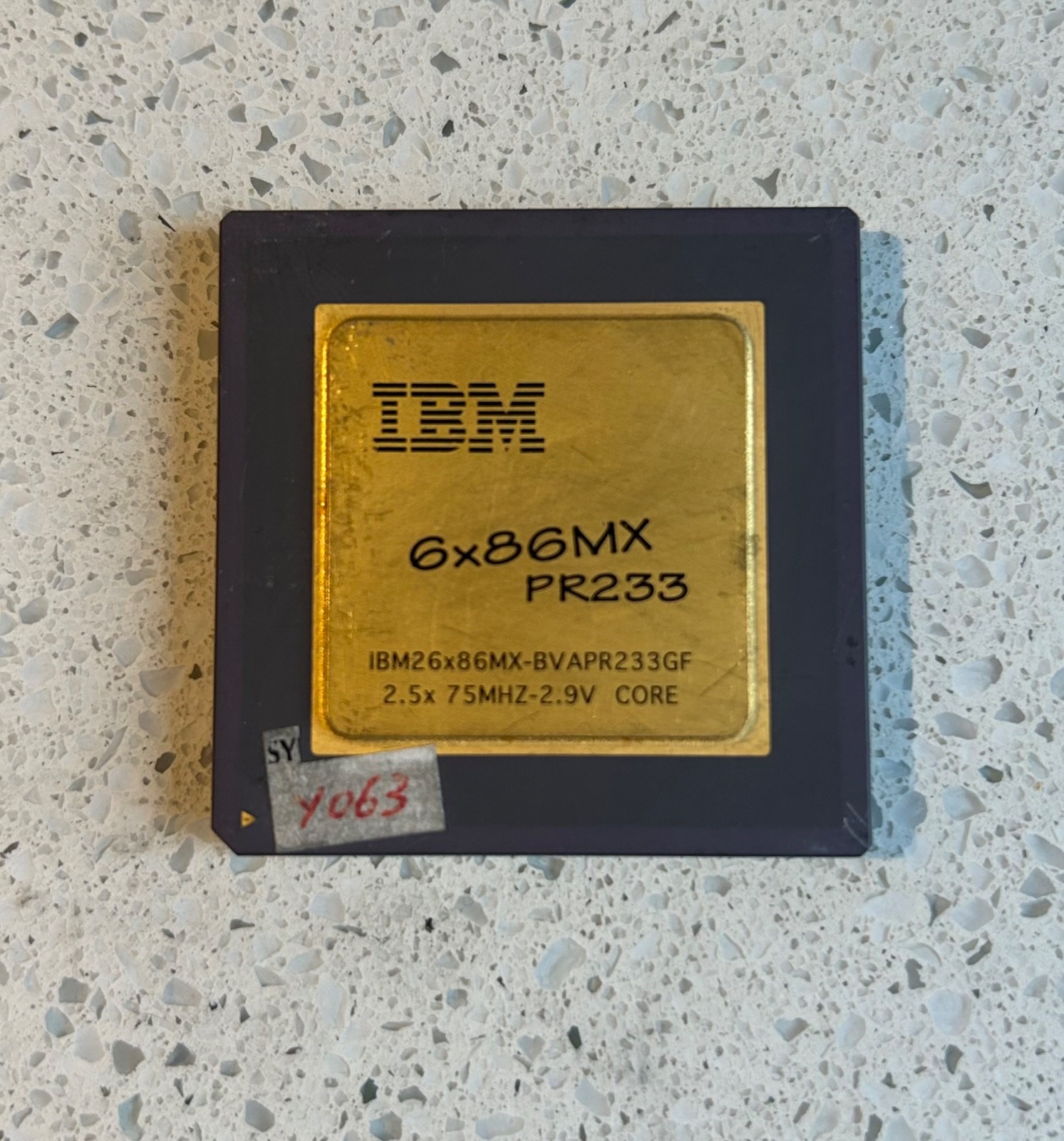 IBM 6x86MX PR233 CPU - Gold Top - IBM26x86MX-BVAPR233GF - Vintage Cyrix