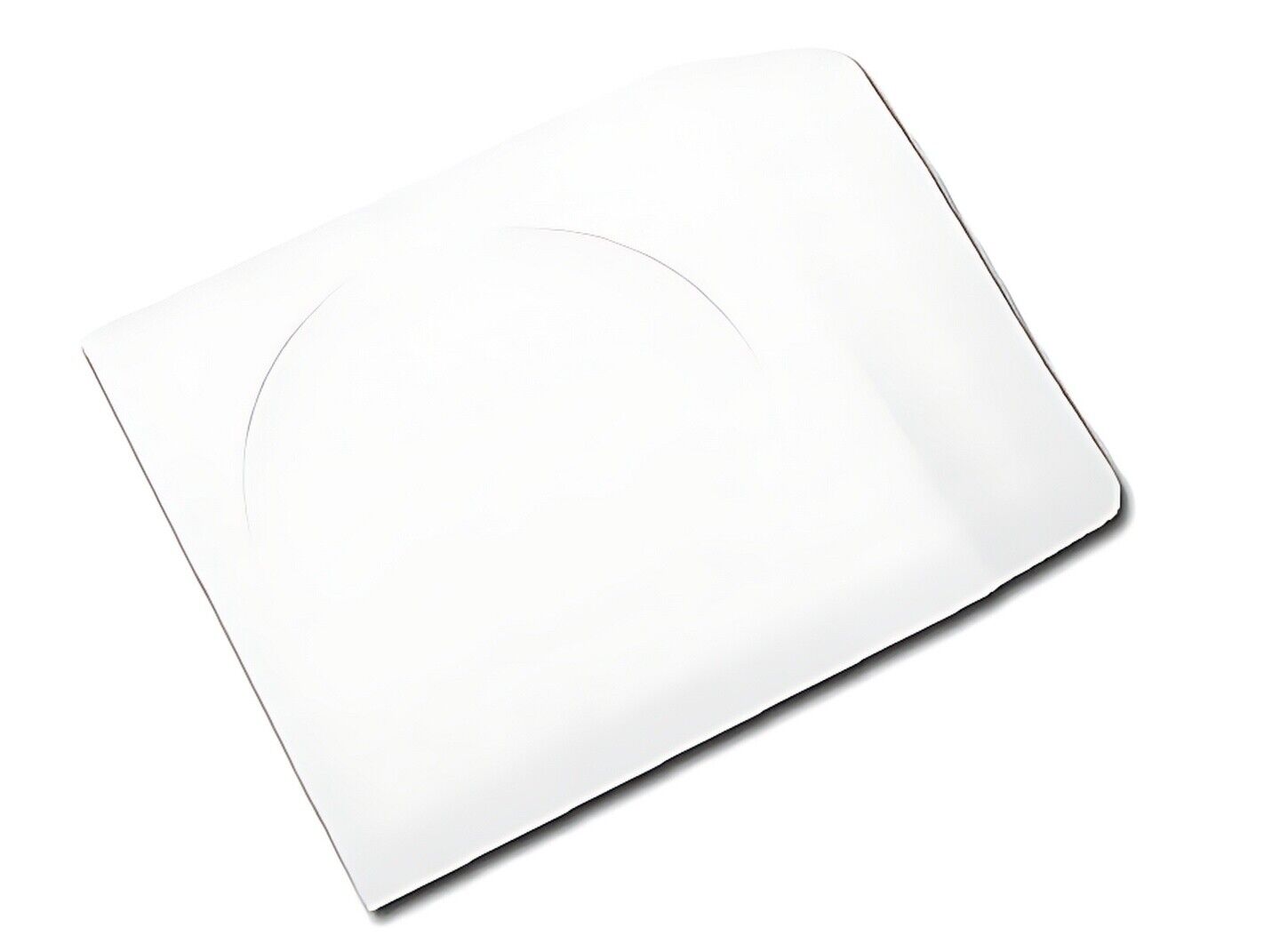 100g White Paper Sleeves CD/DVD Window with Flap Lot