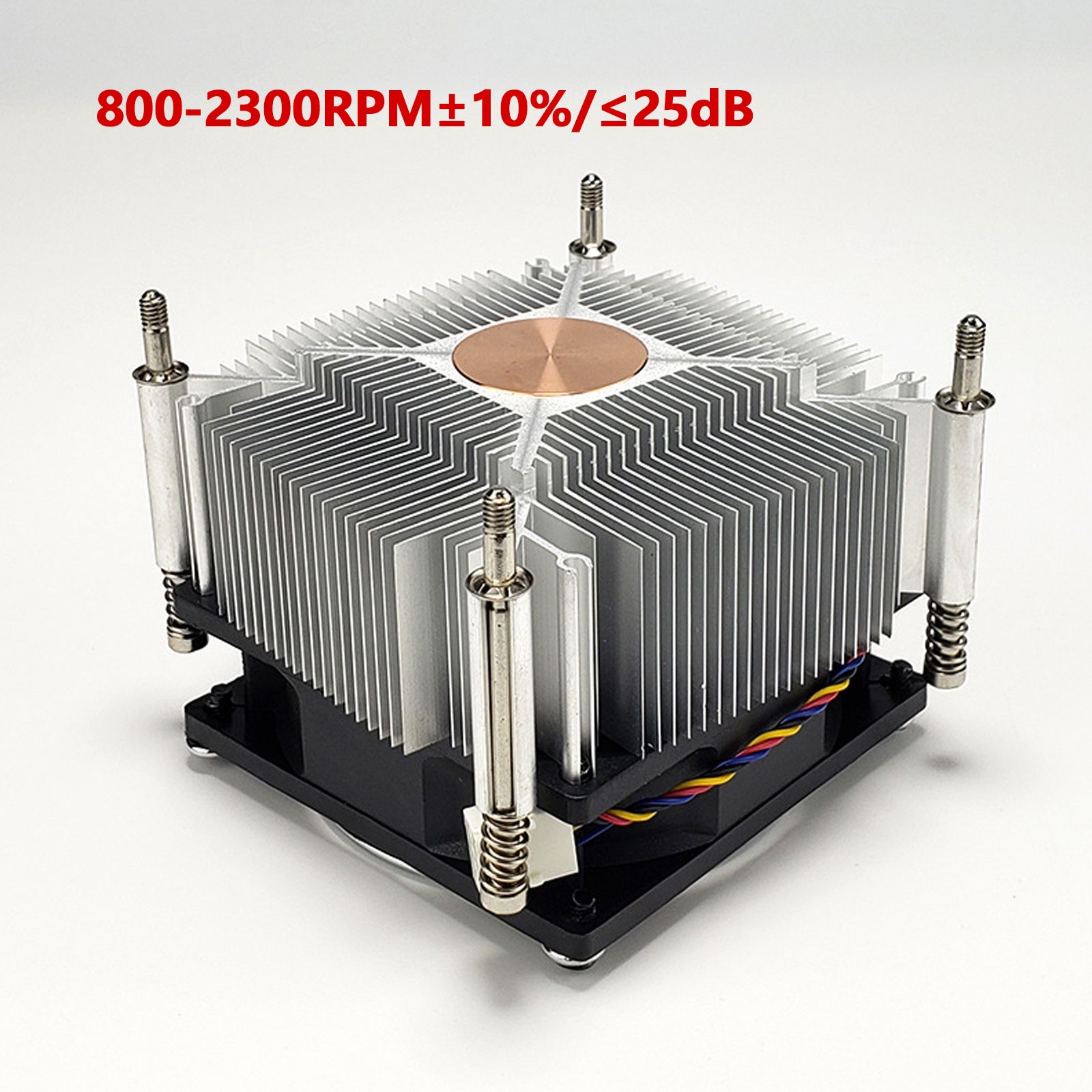80MM CPU Air Cooler 4PIN PWM Cooling PC Radiator Fan for Intel 2011 X79 X99 CP3u