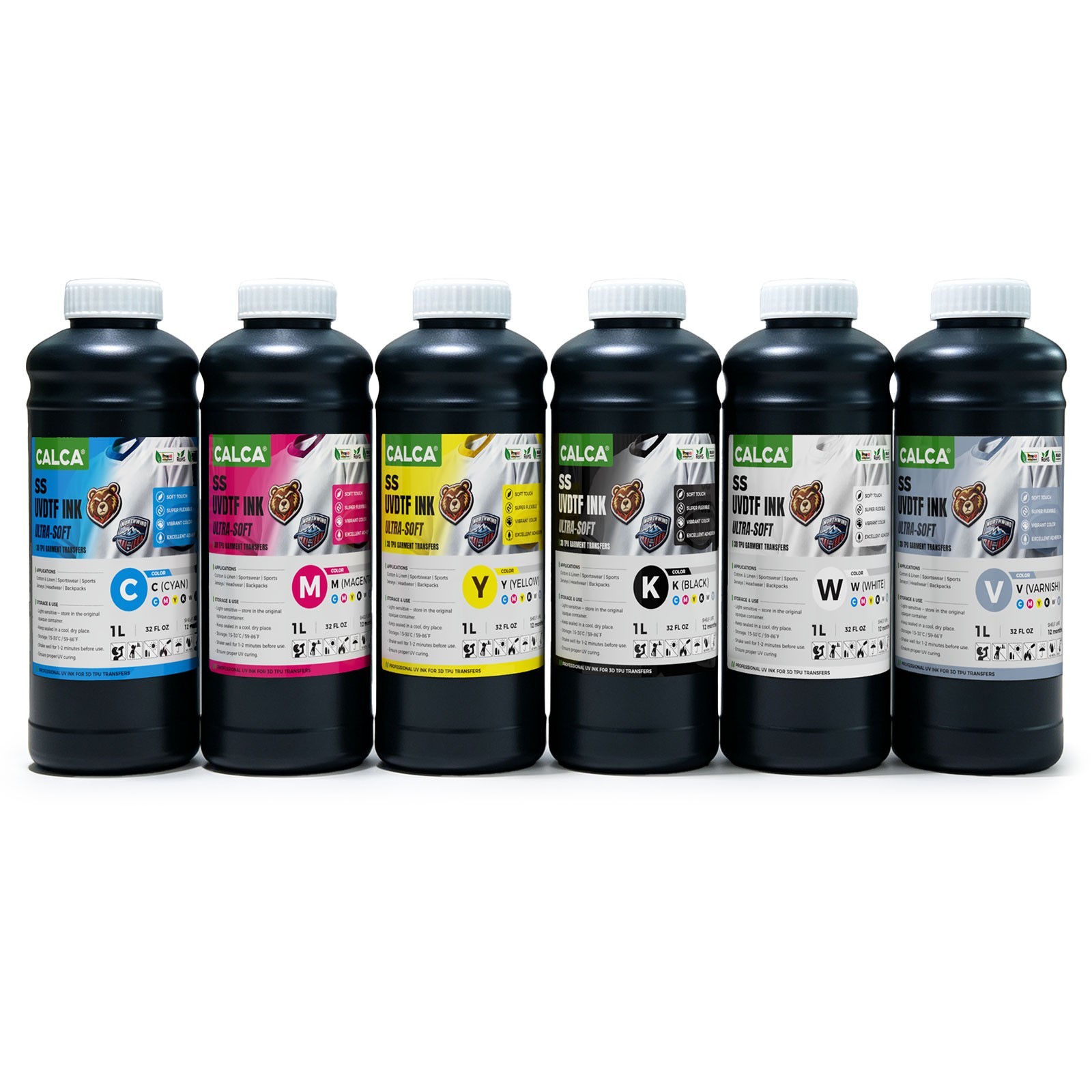 US Ultra Soft UV Ink Premium 3D Raised Label Ink for Cotton, Linen & More