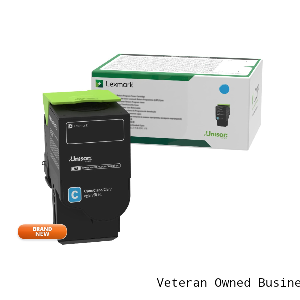 Lexmark 78C10C0 Cyan Return Program Toner Cartridge